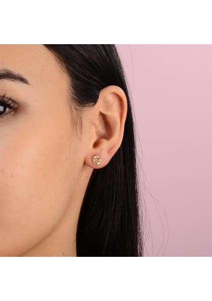 14K Altın Yapraklı Küpe indirimleri