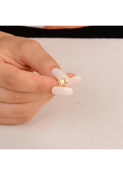 14K Altın Kelebek Küpe