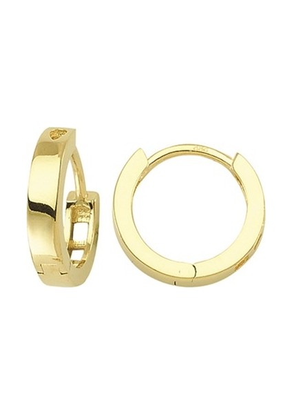 14 Ayar Halka Altın Küpe