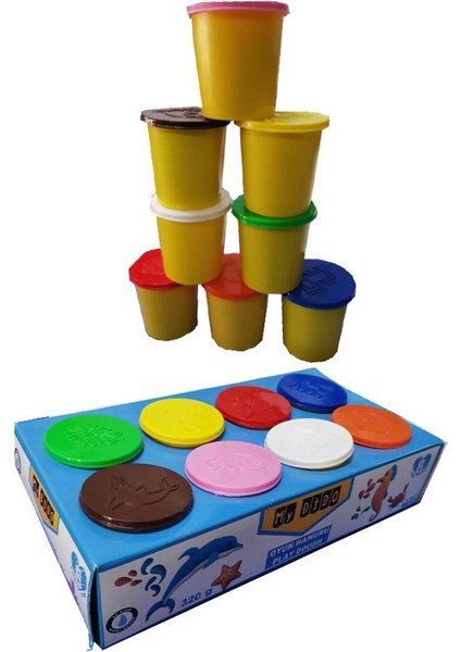 Oyun Hamuru 8 Li 320 gr My Dido Oyun Hamur Seti 8 Renk Okul Anasınıfı Okul Öncesi