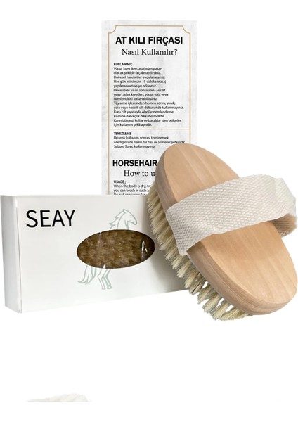 At Kılı Fırçası Özel Kutusunda ve Kullanım Klavuzlu, Hijyenik