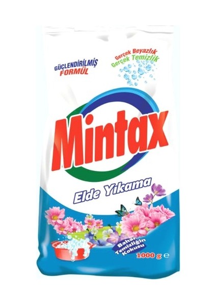 Elde Yıkama Toz Deterjan 1 kg + Mintax Kireç Önleyici 500 gr