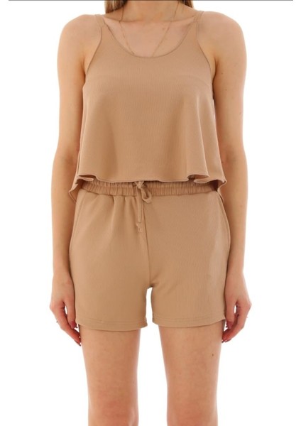 Fitilli Şort Takım