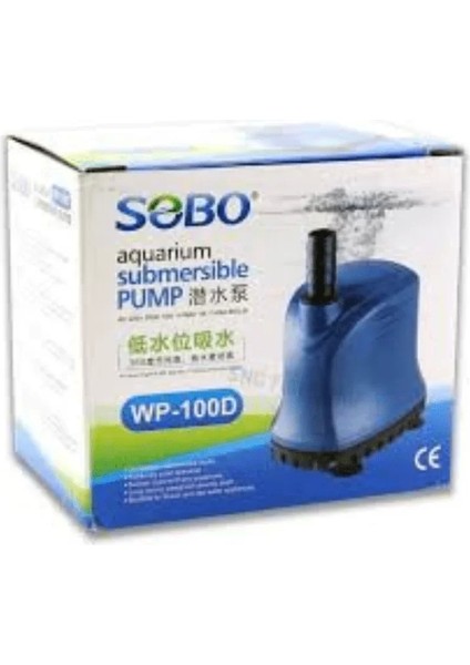 Akvaryum Alttan Emişli Sump Kafa Motoru 7W 560 lt /saat WP-100D