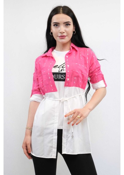 Pıt Pıt Desen İkili Takım Fuşya fiyatları