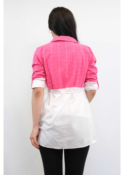 Pıt Pıt Desen İkili Takım Fuşya modelleri