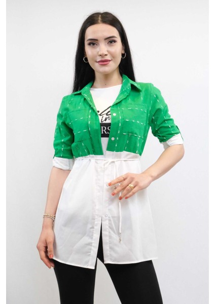 Pıt Pıt Desen İkili Takım Yeşil