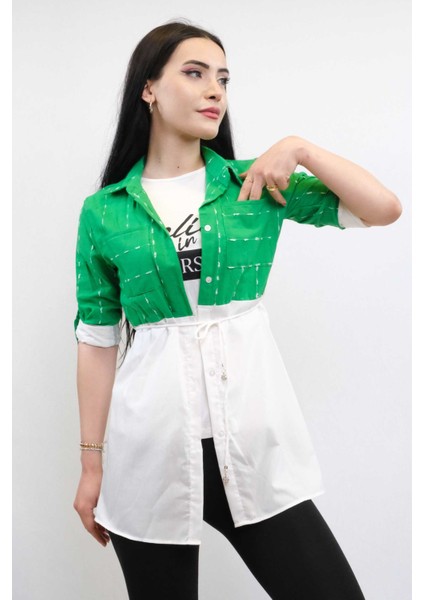 Pıt Pıt Desen İkili Takım Yeşil modelleri