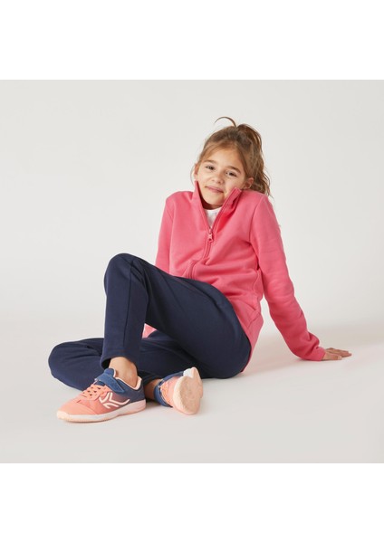 Domyos Çocuk Lacivert Pembe Eşofman Takımı - Warmy Zip modelleri