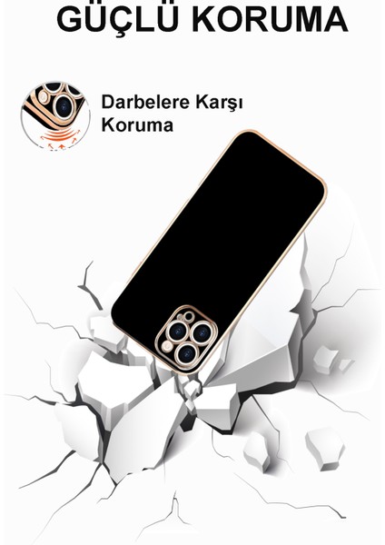 Case World Samsung Galaxy J7 Prime 2 Kapak Kamera Korumalı Lazer Kesim Lüx Silikon Kılıf - Yeşil