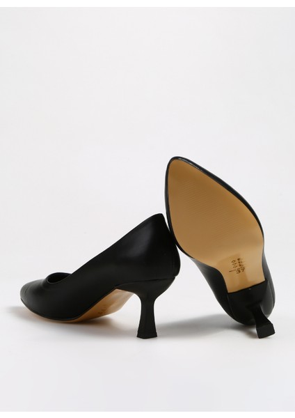 Siyah Kadın Topuklu Ayakkabı Snıpe fırsatları