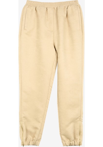 Yüksek Bel Normal Bej Kadın Pantolon A3WL-PNT9