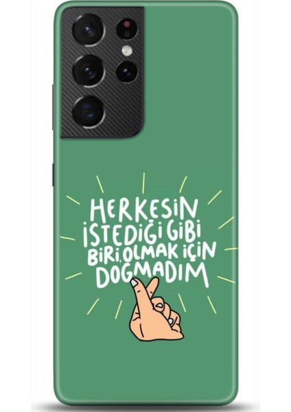Samsung Galaxy S21 Ultra Kılıf Hd Baskılı Kılıf - 0426
