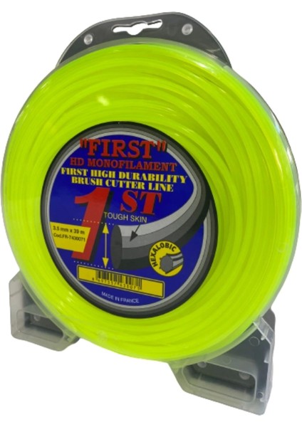 Tırpan Misinası Sarı 3.5 mm 6 Köşe 39 mt