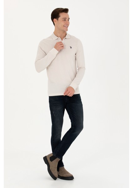 Polo Yaka Taş Erkek Sweatshirt 1639108 modelleri
