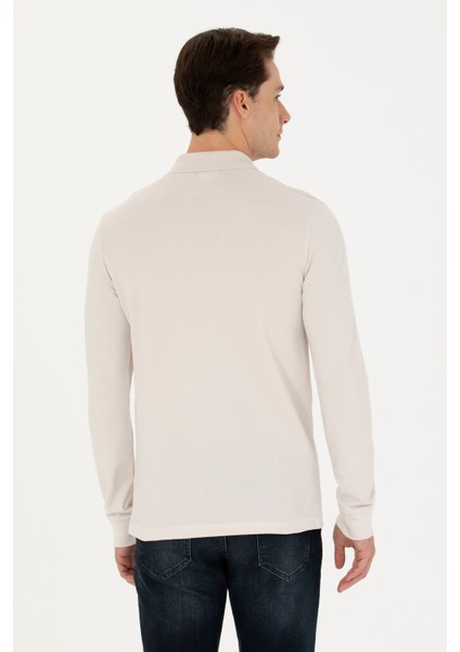 Polo Yaka Taş Erkek Sweatshirt 1639108 fırsatları