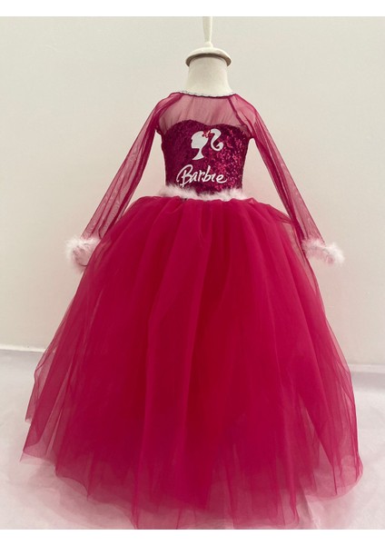PANO KİDS Barbie Uzun Kol Elbise