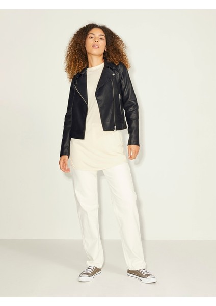 Jjxx Biker Siyah Kadın Pu Deri Ceket 12206262 modelleri