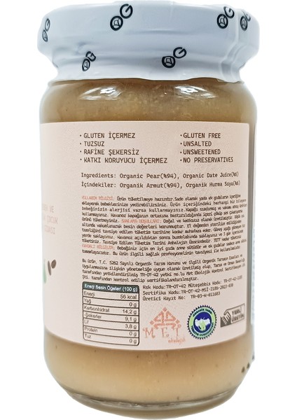 4'lü Organik Hurmalı Armut Püresi 105 gr +6 Ay fiyatları