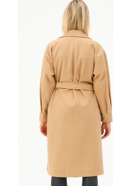 Z6777 Dewberry Kadın Palto-Camel fiyatları