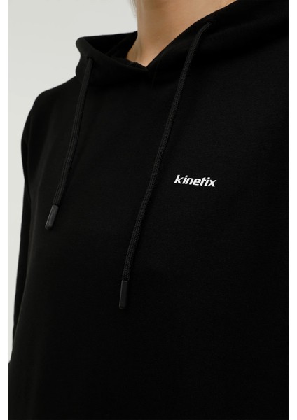 Kinetix Basic Wb Siyah Hoodie 17SN83 3pr Siyah Kadın Sweatshirt