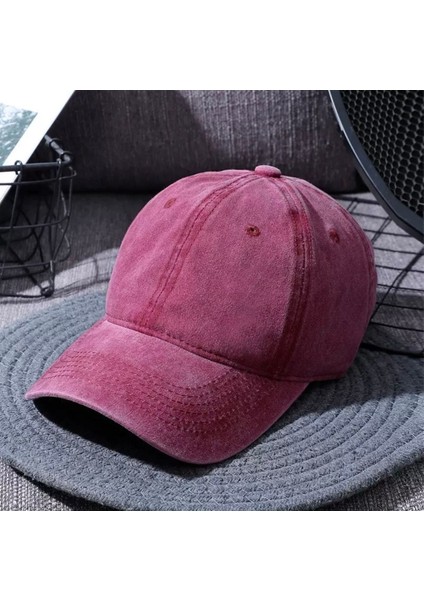 Unisex Yıkamalı Beyzbol Kep