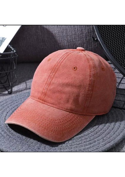 Unisex Yıkamalı Beyzbol Kep