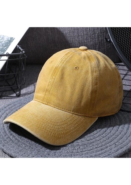 Unisex Yıkamalı Beyzbol Kep