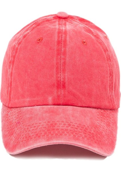 Unisex Yıkamalı Beyzbol Kep