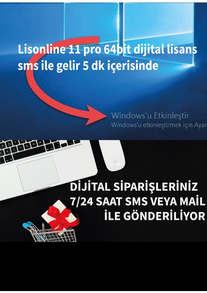 10 Pro Tr Dijital Lisans Anahtarı Digital Product Sms Ile Gelir