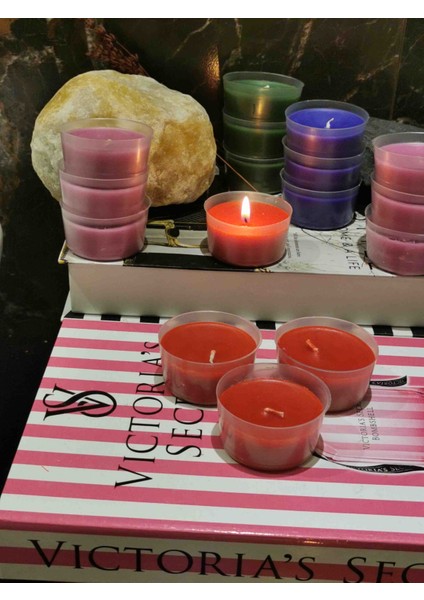 Iv Candles Citronella Sineksavar 12'li Kırmızı Kapsül Mum