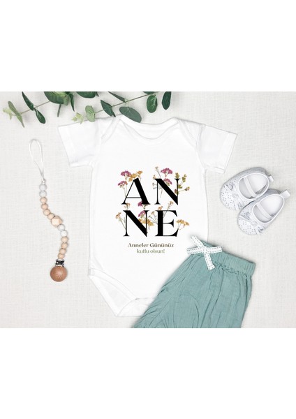 Anne Zıbın %100 Pamuk Body Anneler Günü Hediyesi Kişiye Özel Tasarlayabiliri