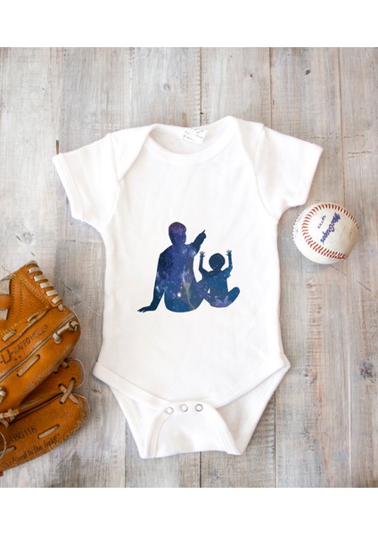 Kişiye Özel Baba Zıbın Body %100 Pamuk Babalar Günü Hediyesi