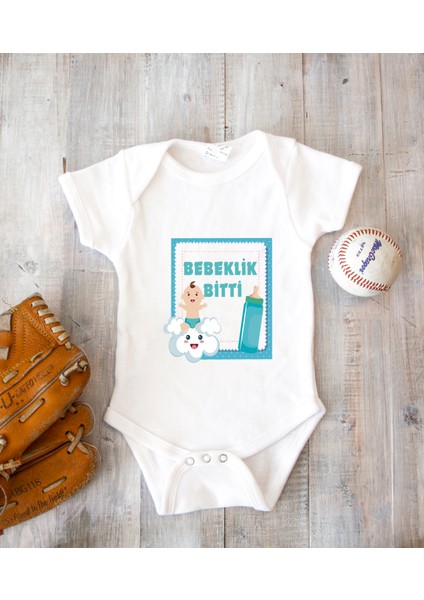 Isme Özel Isimli Baskı Yazılabilen %100 Pamuk Sünnet Bebek Zıbın Body Sünnetk
