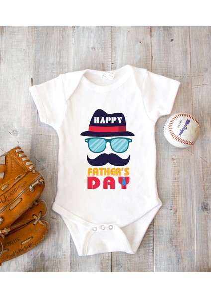 Kişiye Özel Baba Zıbın Body %100 Pamuk Babalar Günü Hediyesi