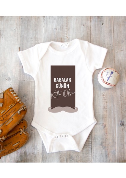 Kişiye Özel Baba Zıbın Body %100 Pamuk Babalar Günü Hediyesi