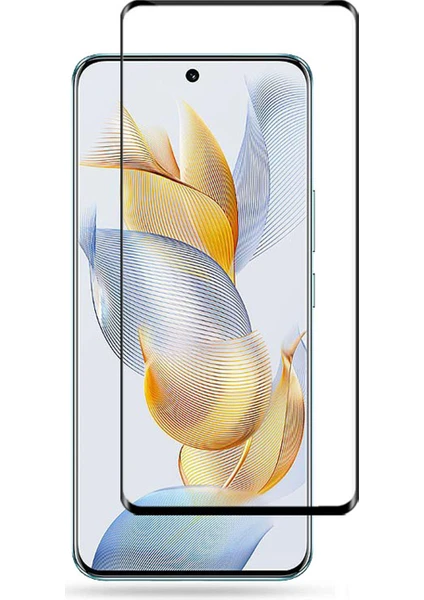 Honor 90 Için 3D Curved Tam Kaplayan Kavisli Tempered Cam Ekran Koruyucu - AL3282