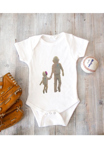 Kişiye Özel Baba Zıbın Body %100 Pamuk Babalar Günü Hediyesi