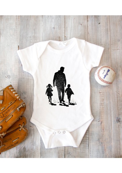 Kişiye Özel Baba Zıbın Body %100 Pamuk Babalar Günü Hediyesi