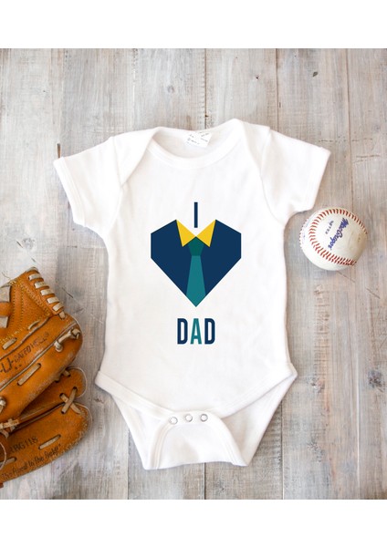 Kişiye Özel Baba Zıbın Body %100 Pamuk Babalar Günü Hediyesi