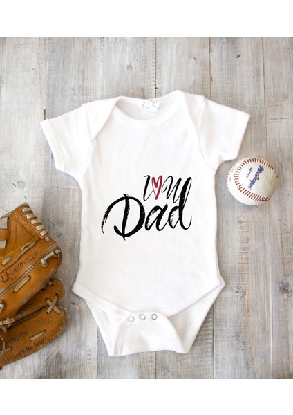 Kişiye Özel Baba Zıbın Body %100 Pamuk Babalar Günü Hediyesi