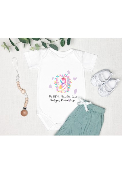 Anne Zıbın %100 Pamuk Body Anneler Günü Hediyesi Kişiye Özel Tasarlayabiliri