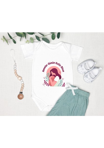 Anne Zıbın %100 Pamuk Body Anneler Günü Hediyesi Kişiye Özel Tasarlayabiliri