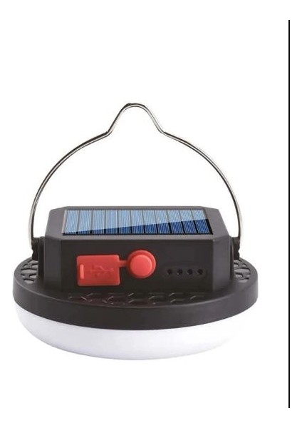 USB Şarjlı Powerbank Özellikli Solar Kamp Lambası