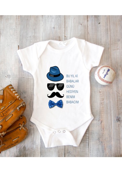 Kişiye Özel Baba Zıbın Body Pamuk Babalar Günü Hediyesi