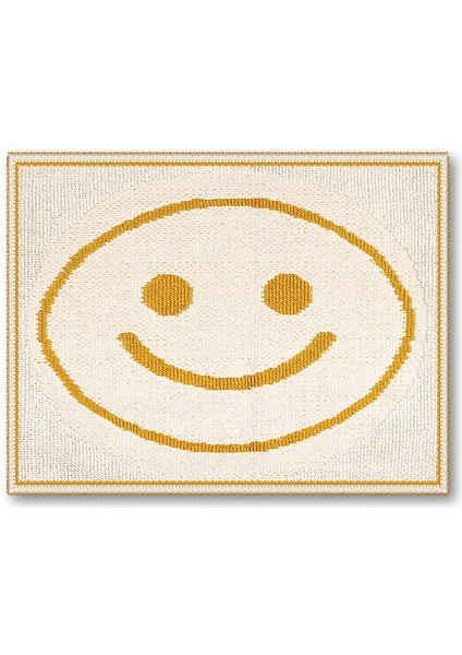 Dreams Come True Doğal Pamuklu 2'li Banyo Kilim Seti 60X100+50X60 cm - Ekru/hardal modelleri