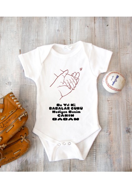 Kişiye Özel Baba Zıbın Body Pamuk Babalar Günü Hediyesi