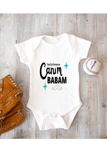 Kişiye Özel Baba Zıbın Body Pamuk Babalar Günü Hediyesi