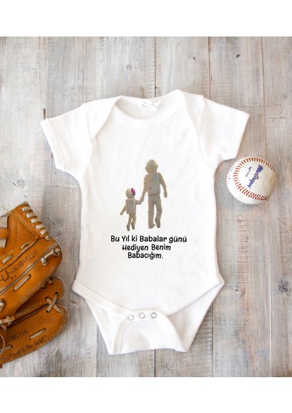 Kişiye Özel Baba Zıbın Body Pamuk Babalar Günü Hediyesi