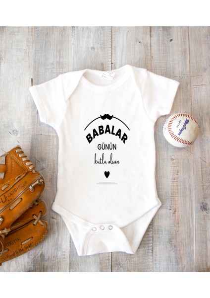 Kişiye Özel Baba Zıbın Body Pamuk Babalar Günü Hediyesi